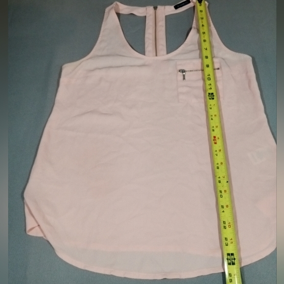 Dynamite Lightweight Blush Racer Back Tank Top Size Small - Picture 6 of 6